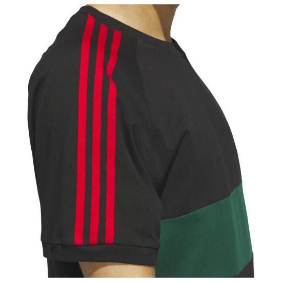 Adidas Ανδρική κοντομάνικη μπλούζα 3-S Panel Tee